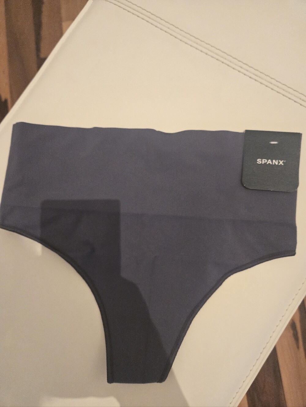 SPANX Navy Seamless High-Waist Thon